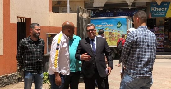 سكرتير عام مساعد محافظة الجيزة يتفقد سوق اليوم الواحد بالطالبية.. فيديو