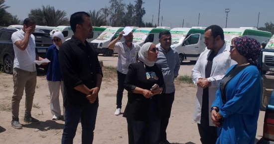 حياة كريمة.. قافلة طبية مجانية للكشف على أهالى القنطرة غرب بالإسماعيلية