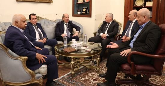 عبد الصادق الشوربجى يستقبل خالد قنديل عضو الشيوخ لدعم الصحافة القومية