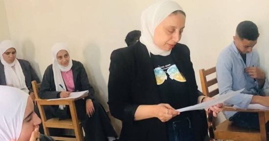 وكيل وزارة الصحة تتفقد سير امتحانات النقل بالمدرسة الثانوية الفنية للتمريض