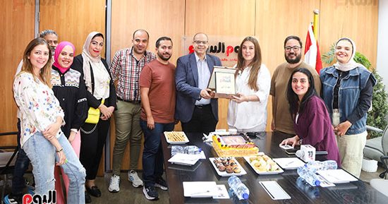 "اليوم السابع" يكرم كندة علوش بعد نجاحها في مسلسل "إخواتي".. صور