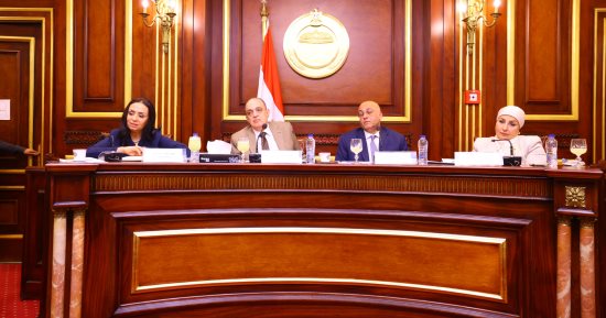 وزيرة التضامن الاجتماعى تشارك فى اجتماع لجنة المشروعات المتوسطة والصغيرة بالبرلمان