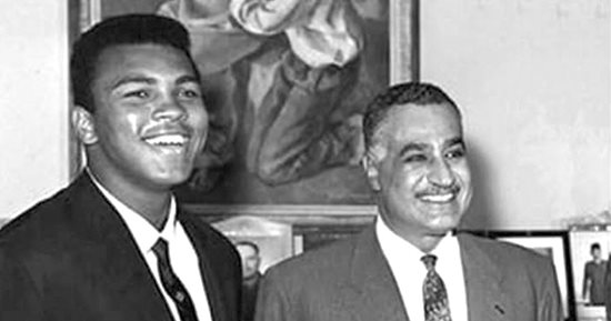 سعيد الشحات يكتب: ذات يوم..26 مايو 1964 .. «كلاى» بطل العالم للملاكمة يلغى عودته من لندن إلى أمريكا ويزور مصر.. ويعلن:  «جمال عبدالناصر يجذبنى إلى القاهرة وأحمل فيها ابتسامتى وفى شيكاغو أحمل مسدسا