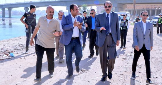 محافظ سوهاج يتفقد المرحلة الثانية من كورنيش أخميم بطول 3 كيلومترات