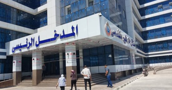 لجنة من المشروعات القومية تتفقد مستشفى التل الكبير المركزى بالإسماعيلية