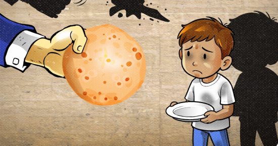 أطفال غزة فى كاريكاتير اليوم السابع