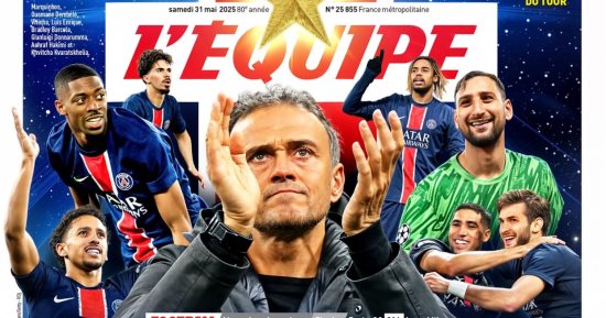 نهائي دوري أبطال أوروبا بين بي إس جي ضد الإنتر يتصدر عناوين صحف العالم