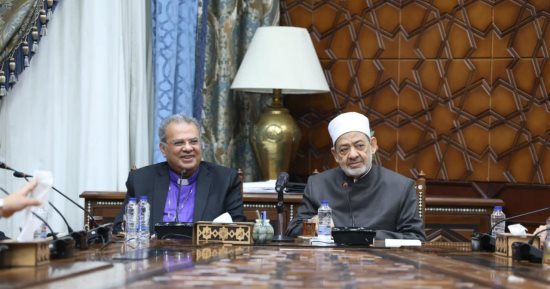 شيخ الأزهر يستقبل رئيس الطائفة الإنجيليَّة والوفد المرافق له للتهنئة بعيد الأضحى 