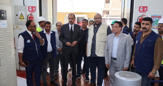 محافظ سوهاج يتفقد محطتى مياه "جزيرة شندويل و"رفع صرف صحى 1" بالمراغة