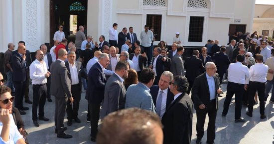 تشييع جنازة والدة عمرو الجنايني بالتجمع الخامس.. صور 