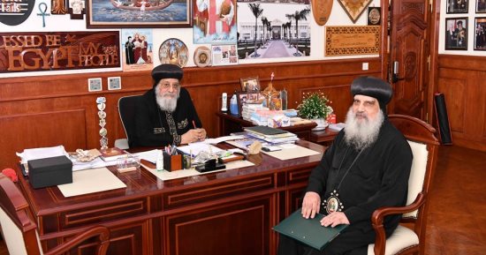 البابا تواضروس الثانى يستقبل عددًا من الآباء الأساقفة