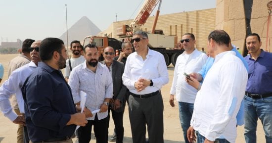 محافظ الجيزة: المخطط المرورى الجديد بمنطقة المتحف الكبير يستوعب الكثافة المتوقعة