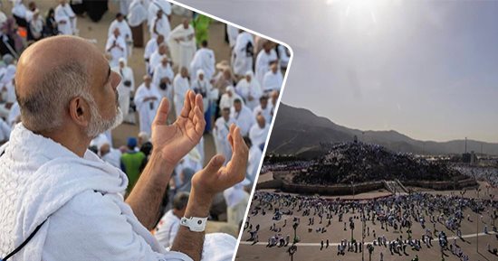  لبيك اللهم لبيك.. مشاعر تهزّ القلوب وأدعية تعانق السماء في يوم عرفة.. سُويعات من الخشوع تُلخّص رحلة العمر.. دعوات وتكبير وتهليل وفرحة بالمشهد العظيم.. وضيوف الرحمن يوثقون الموقف بالفيديوهات.. صور