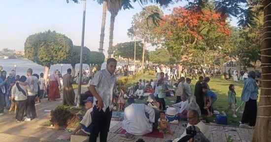 العيد فرحة.. حدائق القناطر الخيرية تستقبل المحتفلين بعيد الأضحى المبارك