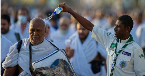 طقس المشاعر فى ثانى أيام التشريق.. منى ومكة ومزدلفة تسجل 45 درجة 
