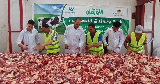 التحالف الوطني يواصل ذبح وتوزيع الأضاحي بجميع المحافظات.. صور