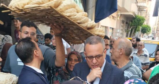 محافظ الدقهلية: ضبط 156 شيكارة دقيق بلدي وتحرير 311 مخالفة