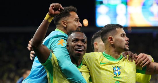 فينيسيوس يعود لقائمة البرازيل لمواجهتى كوريا الجنوبية واليابان وغياب نيمار