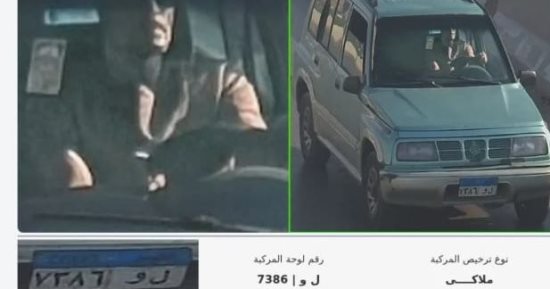 سرقة سيارة بطريق بشتيل فى عز الظهر.. فيديو