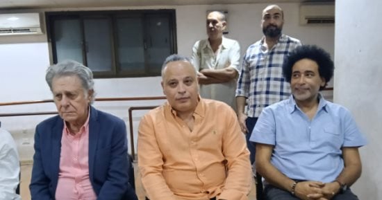 لؤي ومصطفى شوقي مع أوركسترا سليم سحاب نجوم احتفالية ذكرى 30 يونيو على مسرح البالون