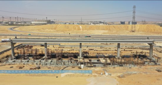 مراحل القطار الكهربائى الخفيف LRT