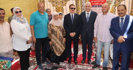 محافظ المنوفية ورئيس الجامعة يدشنان القافلة الطبية المتكاملة بمنشأة سلطان