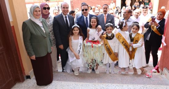 محافظ المنوفية يفتتح توسعات مدرسة تتا وغمرين الإعدادية بمنوف
