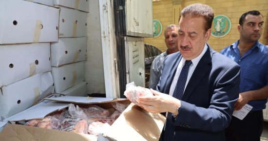 استلام 2 طن لحوم ضمن "صكوك الأضاحي" لتوزيعها على الأسر الأولى بالرعاية بالمنوفية