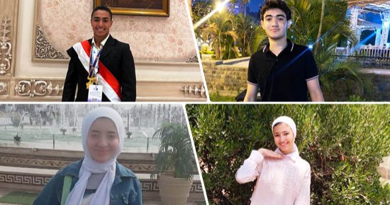 تتويج 438 فى قائمة أوائل الشهادة الإعدادية بالجيزة.. حنين: كنت واثقة فى ربنا.. أحمد: فرحة أهلى أهم حاجة.. إسراء: حققت هدفى ومش باخد دروس.. معتز: أُهدى نجاحى لأسرتى.. ومحمد حافظ للقرآن وصائد للجوائز ويعمل بالصيف