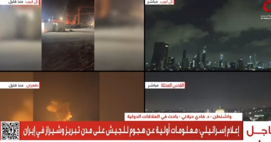 إعلام إسرائيلى: معلومات أولية عن هجوم للجيش على مدن تبريز وشيراز بإيران