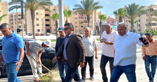 جهاز مدينة دمياط الجديدة يشن حملة لضبط وصلات مياه الشرب المخالفة