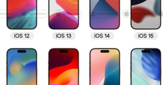خلفيات iOS من الإصدار 12 حتى iOS 26: رحلة بصرية فى كل تحديث