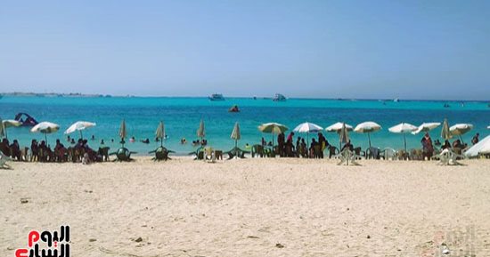 شواطئ مطروح تستقبل المصطافين