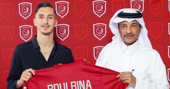 رسميًا.. الدحيل القطري يتعاقد مع الجزائري عادل بولبينة ويقطع الطريق على الزمالك