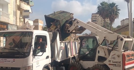 رفع 2000 طن من القمامة وتحرير 80 محضراً تمونياً متنوعاً بكفر الشيخ