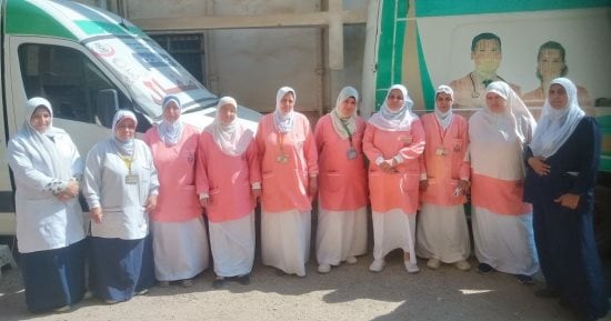 فحص وتوفير العلاج لـ1300 مواطن وتقديم 4000 خدمة طبية بقرية باروط ببنى سويف