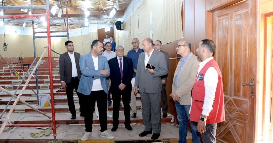 رئيس جامعة المنصورة يتابع ميدانيًّا سير العمل بالمشروعات الجديدة
