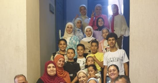 أطفال قرية أجهور الكبرى فى ضيافة متحف نجيب محفوظ
