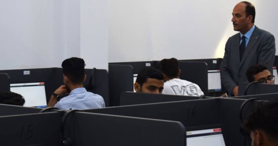 رئيس جامعة العريش يتابع امتحانات نهاية العام الجامعي 2024/2025
