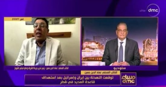 عماد الدين حسين: مهاجمة إسرائيل لإيران كان بتخطيطا مسبقا.. ولا طرف حقق انتصارا مطلقا