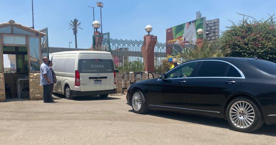 تشييع جنازة الفنان عماد محرم بمسجد الشرطة بحضور بوسى شلبي