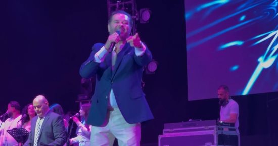 الجمهور يتفاعل ويردد مع راغب علامة "مغرم يا ليل" فى حفله بموازين.. صور 