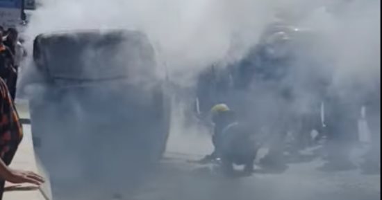المعاينة: اختلال عجلة القيادة من سائق الميكروباص وراء حادث كرداسة.. صور