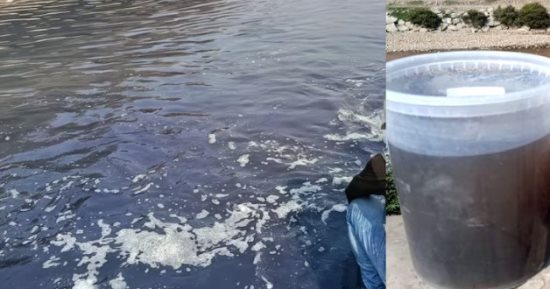 بعد تحوله للون الأحمر.. نهر فى بيرو يتحول من جديد للأسود ويثير الجدل.. فيديو