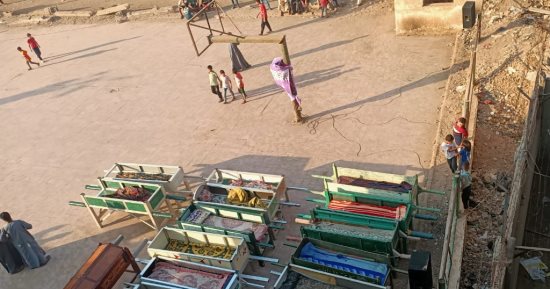 19 نعشا جاهزة لاستقبال جثامين ضحايا حادث الطريق الإقليمى بالمنوفية.. لايف