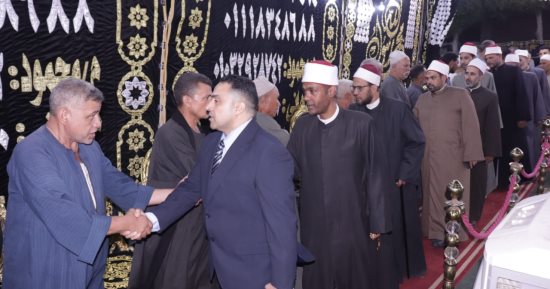 وفد من الأزهر والأوقاف لتعزية أهالى فتيات كفر السنابسة بالمنوفية.. صور