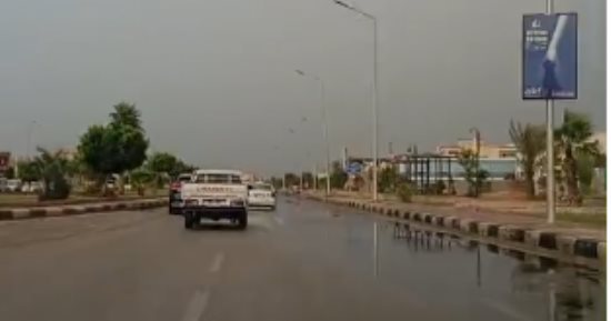 هطول أمطار وغيوم فى محافظة الشرقية.. فيديو