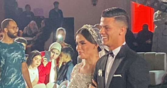 محمد شحاتة لاعب الزمالك ينشر صورة من حفل زفافه.. صور 