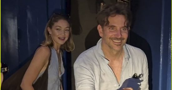برادلى كوبر وجيجى حديد يهربان من مطاردة "باباراتزى" مفاجئة فى باريس.. صور