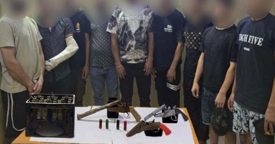 ضبط المتهمين بالتشاجر بأسلحة بسبب فتاة فى حلوان
